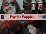 Psycho poppys psd coloring - presets