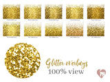 Yellow Glitter Tumbler Overlays - yellow - Digital