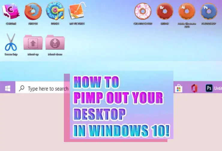 Pink Windows 7 Desktop Transformed My Old Arch “server” Laptop W/