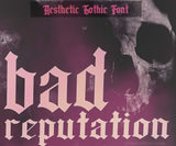 Bad Reputation Font