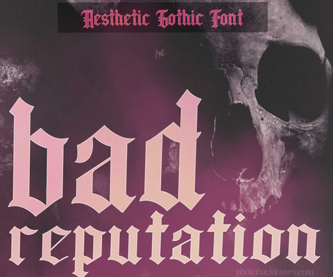 Bad Reputation Font