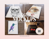 4 Photoshop Sketchbook Mockups - photohacklovers
