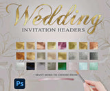 Wedding Invitation Photoshop Styles