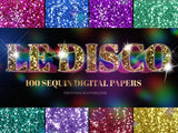 100 sequin papers- bundles and textures