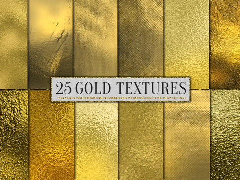 25 gold digital paper - visual artwork