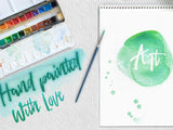 40 Turquoise watercolor splashes png - Visual Artwork