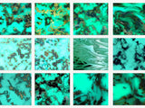 50 blue green turquoise stone textures - visual artwork