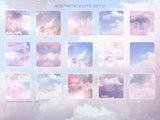 Aesthetic Pastel Sky Backgrounds - Visual Artwork