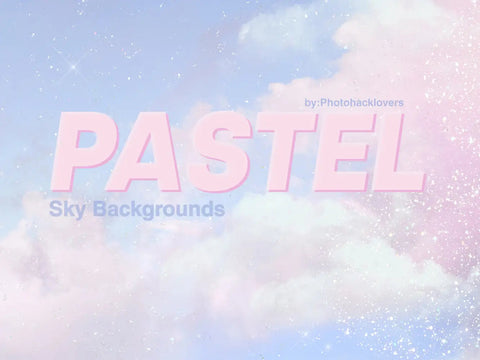 Aesthetic pastel sky backgrounds - visual artwork