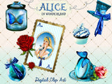 Alice in wonderland clip art - visual artwork