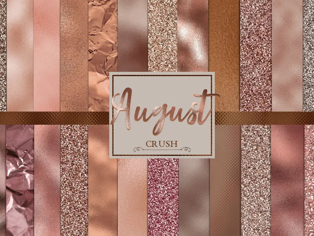 Aug Texture August Crush- 24 Rose Gold Textures
