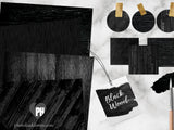 Black wood backgrounds - visual art