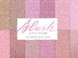 Blush and glitter branding kit - visual artwork