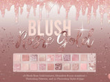 Blush rose gold textures - posters prints & visual artwork