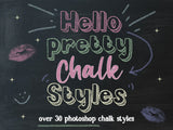 Chalk Brushes and Styles for Photoshop - Visual Artwork