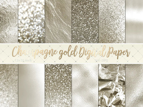 Champagne gold textures - visual artwork