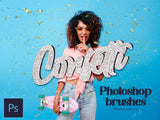 Confetti photoshop brushes - visual artwork