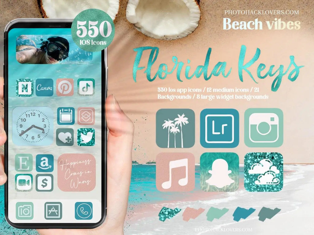 Florida Keys IOS app icons - Digital