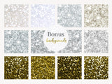 Gold Glitter Tumbler Overlays - 5000x 5000 px / gold