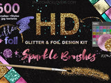 HD Glitter and Foil Design Kit - Digital