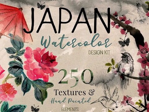Japanese design bundle - digital