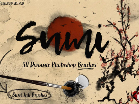 Japanese Photoshop Brushes - Digital