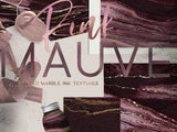 Mauve Pink n Gold Marble background - Digital