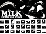 Milk splash photoshop brushes - digital