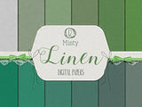 Mint Linen Digital Paper