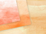 Orange watercolor background - digital