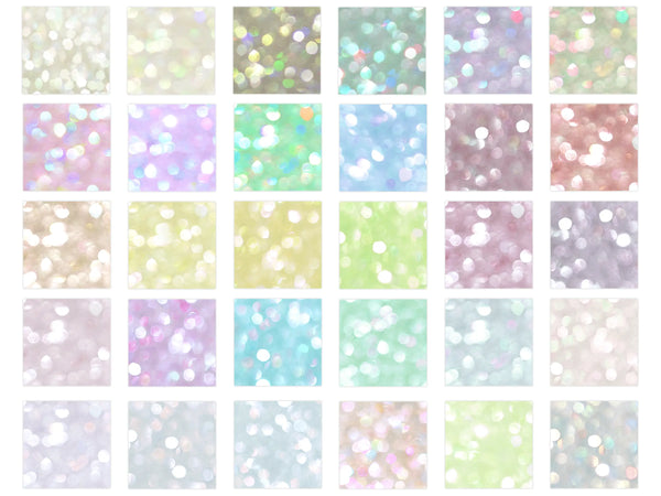 Hacking Pastels Pastel Bokeh Digital Papers - 25 Seamless Glitter Paper Pack 12x12 Inch