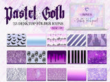 Pastel Goth Desktop Folder Icons - Digital