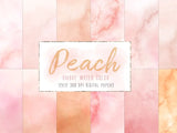 Peach Passion Watercolor set - Digital