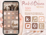 Pink Creme IOS app ICONS - Digital