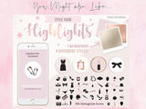 Pink Instagram Stickers For Stories - Digital