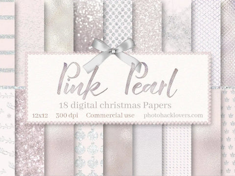 Pink pearl digital paper