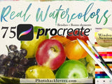 Procreate watercolor brushes - digital