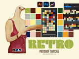 Retro colors swatches - retro - digital