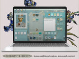 Van gogh desktop folder icons - digital