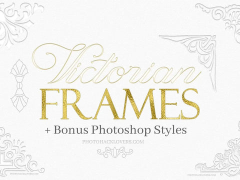 Victorian Photoshop Frames - Digital