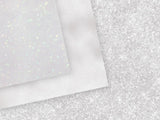 White glitter digital paper